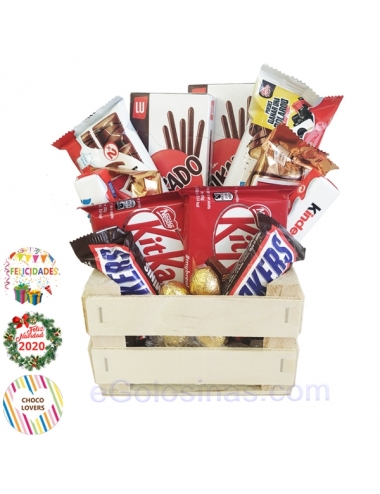 Mega cesta de chocolates Kinder, ideal para regalo