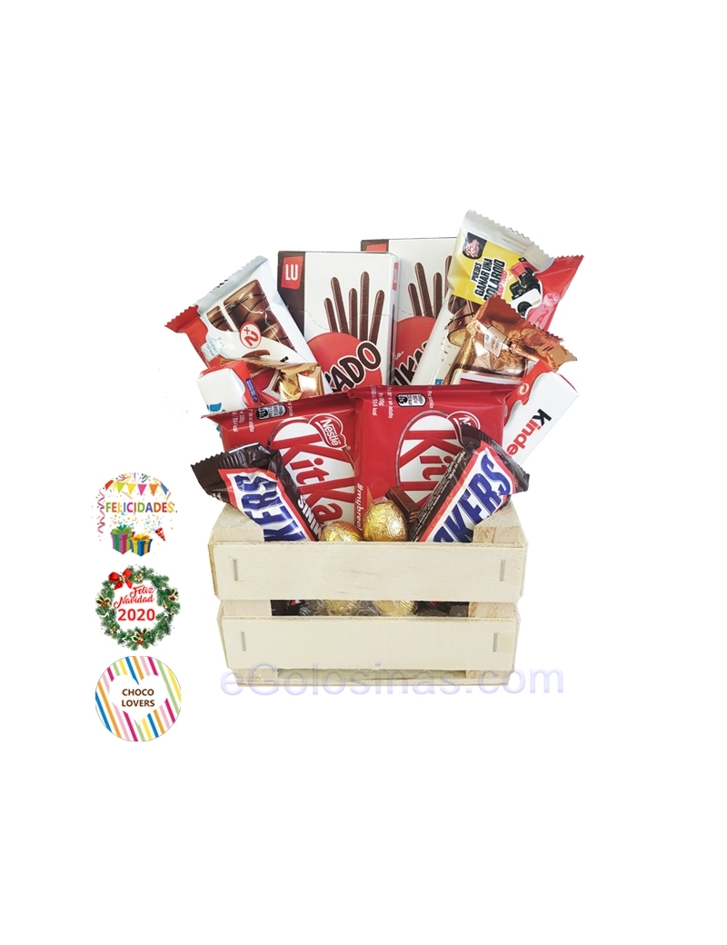 caja regalo choco lovers 12 chocolatinas tienda de golosinas online