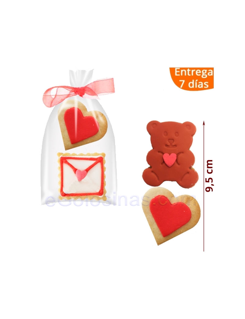 Caja de Regalo - Galletas con Corazones