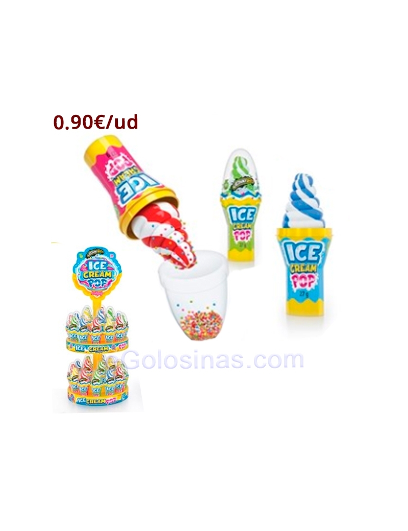 expositor ice cream caramelo 34uds en tu tienda de chuches online
