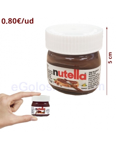 mini nutella 25gr 64uds en tu tienda de chocolate online