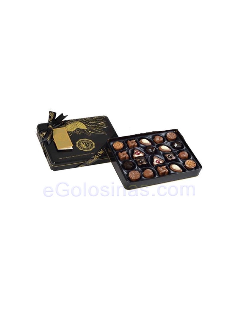 LATA BOMBONES CUADRADA 250gr CHOCODAY