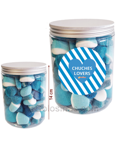 Botes de chuches golosinas y dulces personalizados