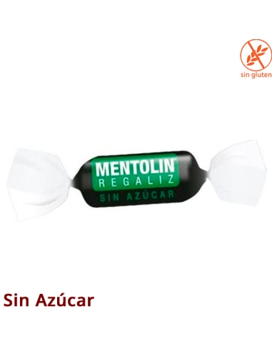 Caramelo Mentolin Regaliz  sin azúcar 1Kg