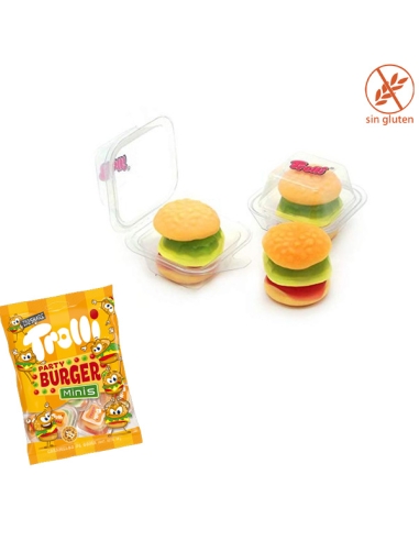 10 Bolsitas Mini Burger De Trolli