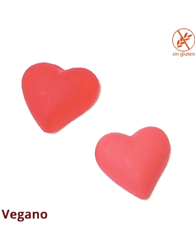 Corazón Doble Brillo Veganos 1Kg Damel Golosinas