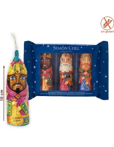 Cajita Los 3 Reyes Magos de Chocolate Simón Coll