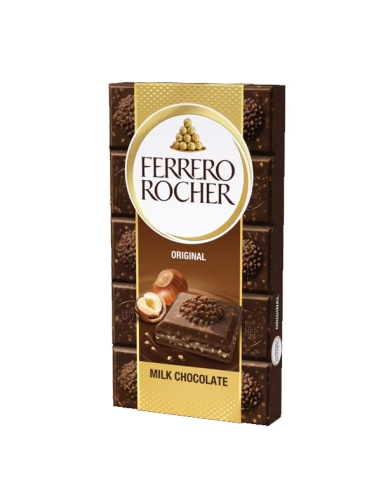 Tableta Chocolate Ferrero Rocher Original 90gr 1ud