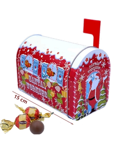 Caja Bombones Buzón Postal Navidad 150Gr Chocoday