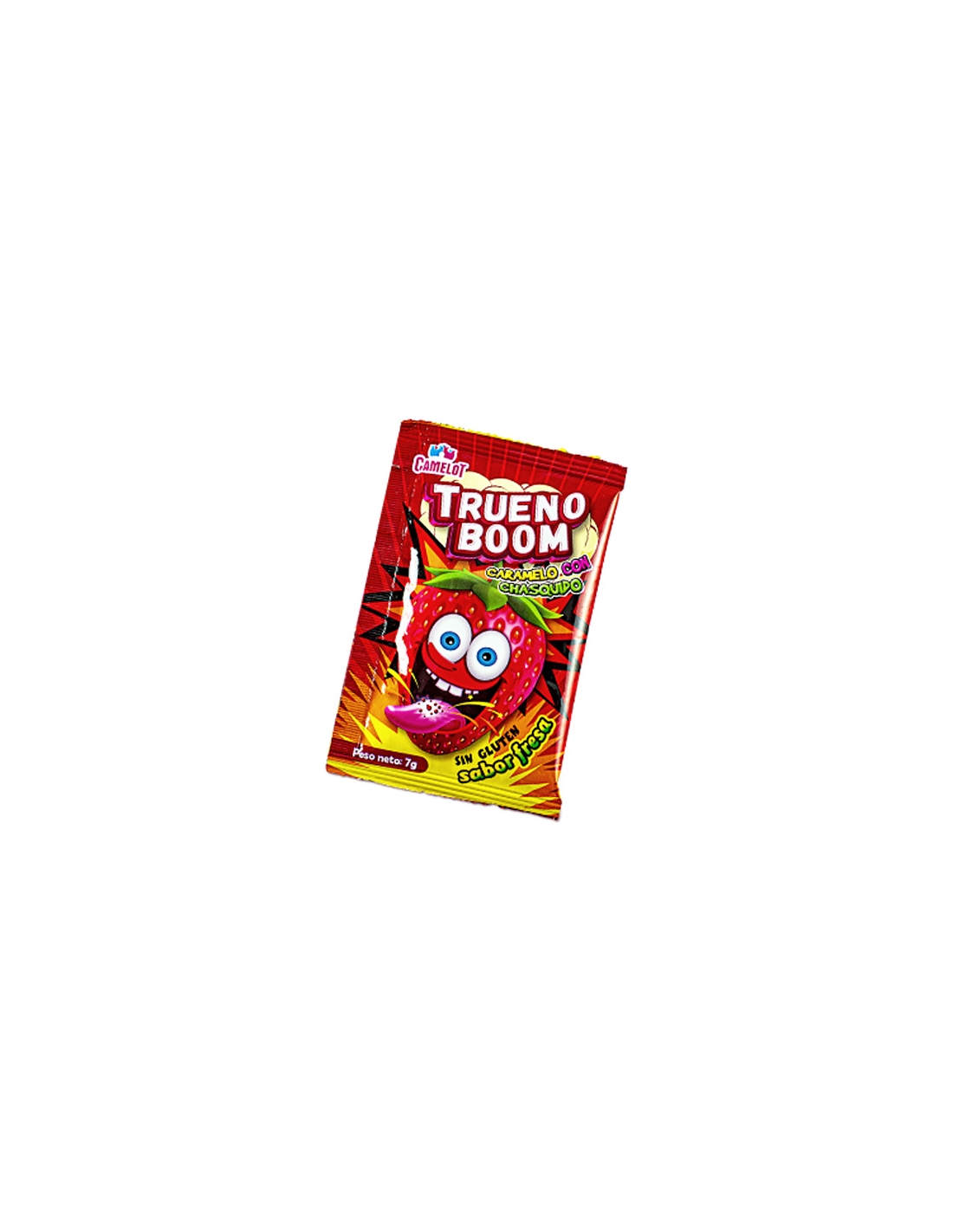 Estuche Sobres Trueno Boom Caramelo Fresa Chasquidos 50uds En Tu Tienda De Chuches Online 