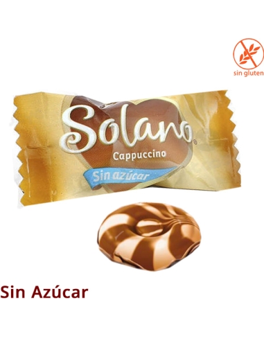 Caramelos Solano Cappuccino sin azúcar 1Kg (330udds Aprox)