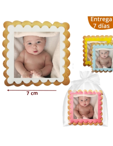 Galletas Foto Bebe Personalizada