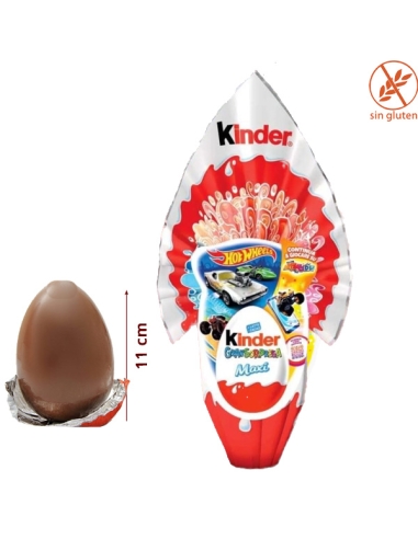 Gran Sorpresa Huevo Chocolate Kinder Hot Wheels