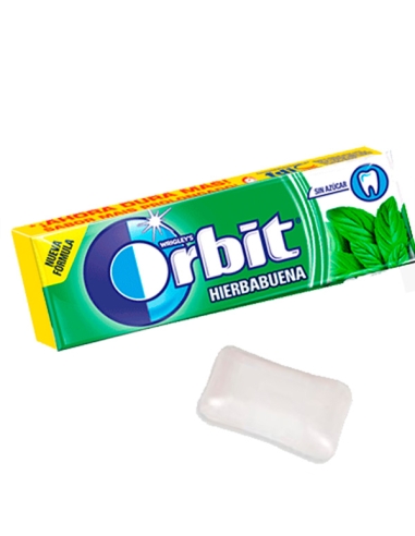 Chicles Orbit Gragea Hierbabuena 30uds Sin Azúcar