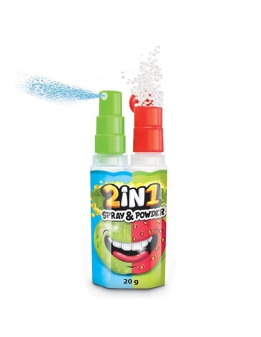 Spray Doble de golosina 24uds JohnyBee