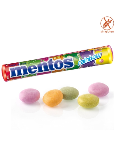 Caramelos Mentos Rainbow Stick 20uds