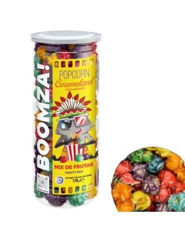 Palomitas Caramelizadas sabor Mix de Frutas BOOMZA Bote 170gr