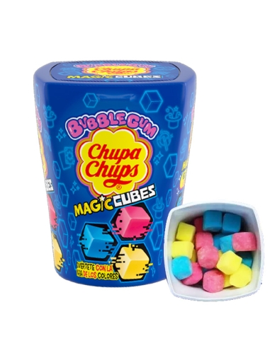 Chicles Magic cubes colores de Chupa chups 6 Box