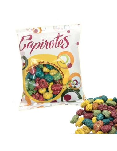 Cacahuetes garrapiñados Colores Capirotes 70gr 14 Bolsitas