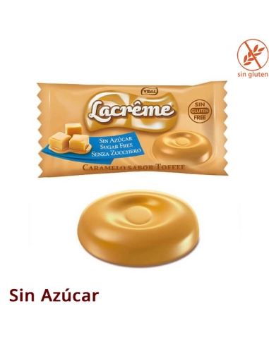 Caramelos Lacreme de Toffee sin azúcar 300uds Vidal Golosinas