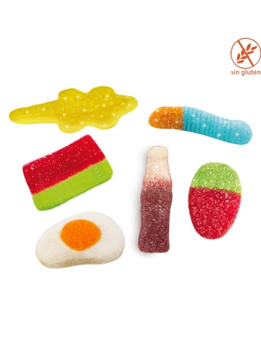 Jelly Mania Mix ácido chuches surtido pica 1kg Jake Golosinas