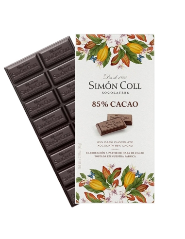 Tableta de Chocolate Negro 85% 10uds Simón Coll