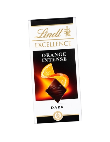 Tableta Chocolate Lindt Excellence Negro con Naranja 100gr 1ud