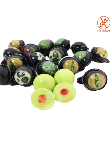 Chuches Halloween Ojos Zombies Pica 60uds Cool Candies