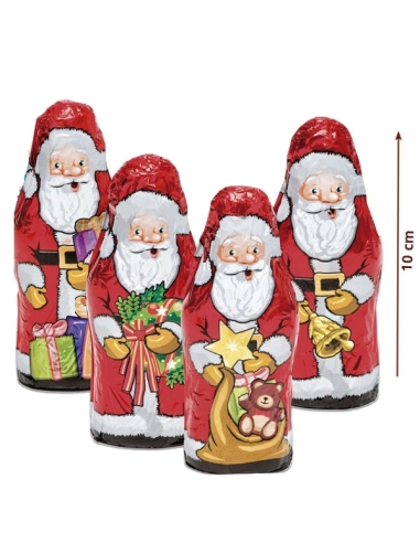 Papa Noel de Chocolate Navidad 14uds Interdulces