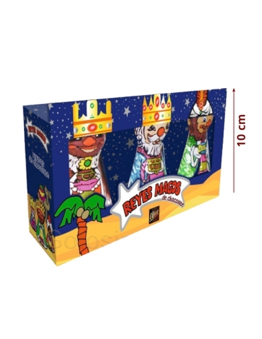 Pack 3 Reyes Magos de Chocolate Navidad Confitería Uña