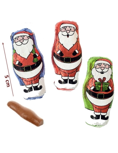 Mini Papa Noel de Chocolate Navidad 1Kg (125uds aprox) CFV