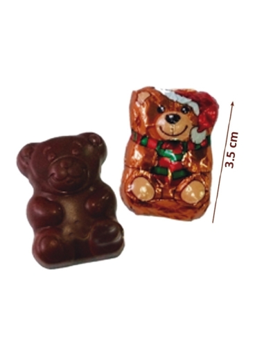 Osos de Chocolate de Navidad 100uds