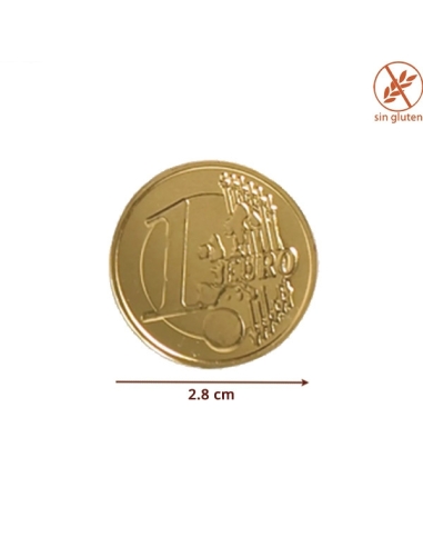 Moneda Chocolate pequeña 28mm 300uds Simón Coll