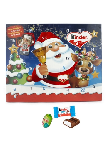 Calendario de Chocolate Kinder Libro Papá Noel 113gr