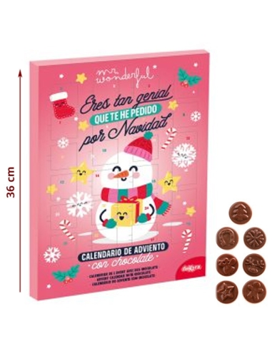 Calendario Adviento Chocolate Mr.Wonderful 50Gr