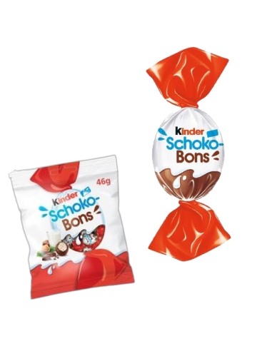 Huevos Schokobons 46G Kinder (7 mini huevos) 12 Bolsitas