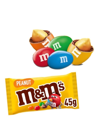 M&M's Cacahuete con chocolate 45gr 24 Bolsitas