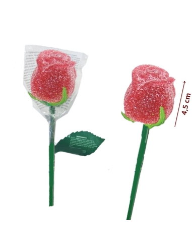 Rosa de Gelatina o Rosa de chuches 15uds Sidral