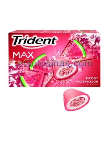 TRIDENT SPLASH MAX MELOCOTÓN SANDÍA 16uds