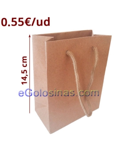 BOLSITA REGALO KRAFT 11,5x14,5cm 6uds