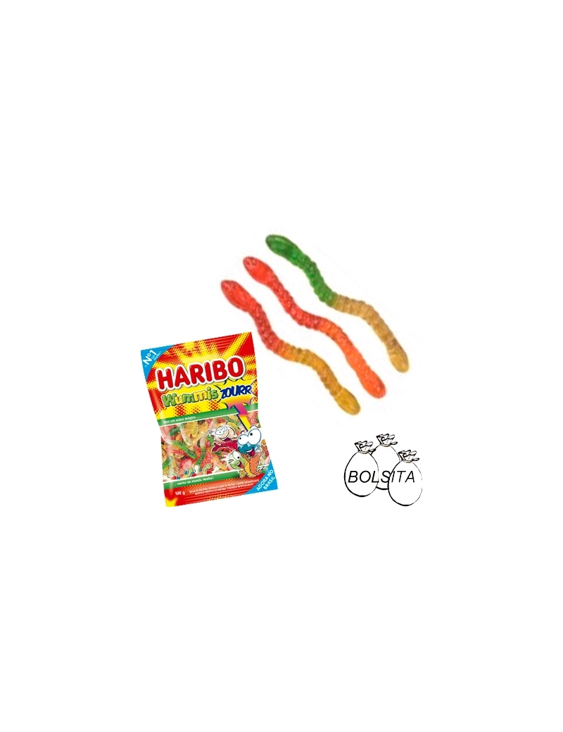 WUMMIS ZOUR de HARIBO 18 Bolsitas de 100gr