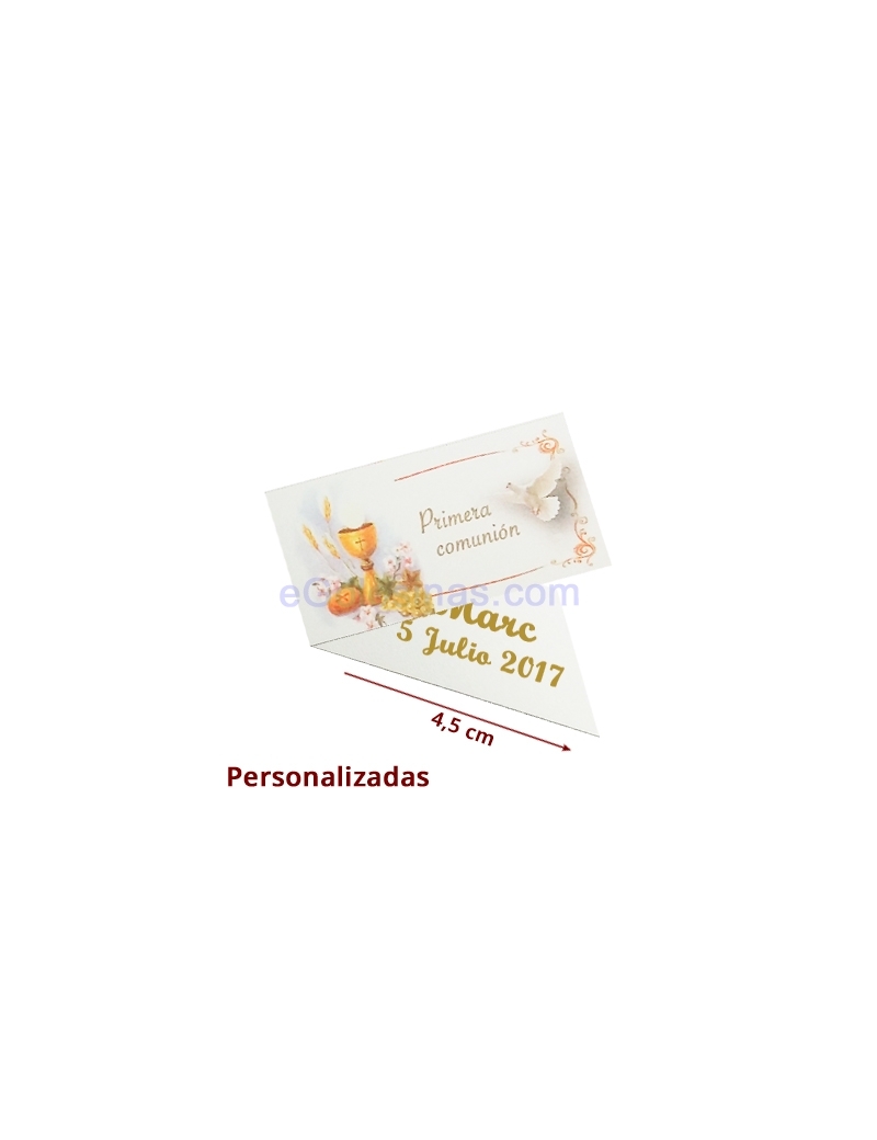 TARJETA 1º COMUNION PERSONALIZADA 10uds para Detalles Comunión