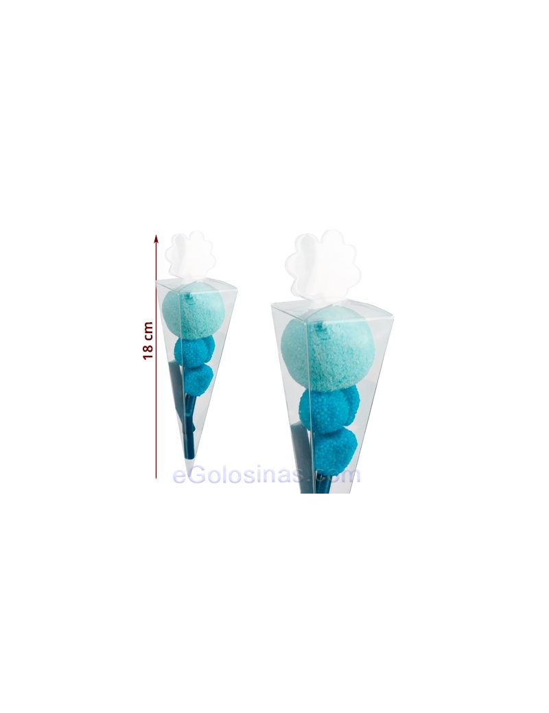 CONO CHUCHES AZUL 50gr personalizada