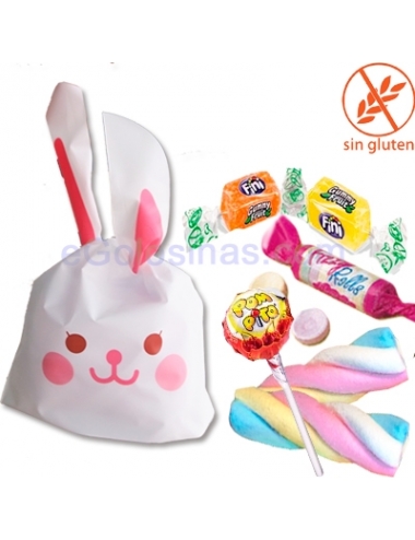 Conos y Bolsas llenas de chuches baratas