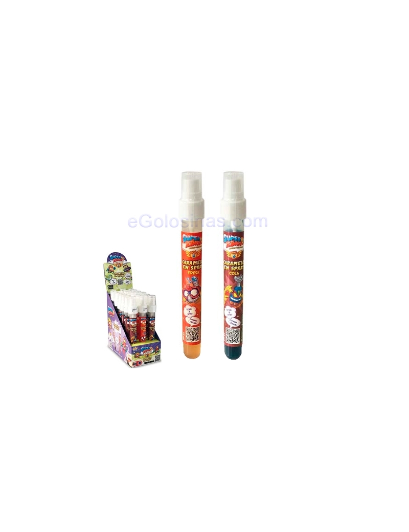 SPRAY GOLOSINA SUPERZINGS 18uds